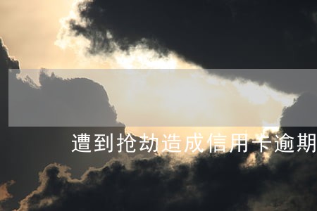 遭到抢劫造成信用卡逾期 遭到抢劫造成信用卡逾期