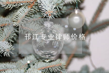 邗江专业律师价格 邗江专业律师价格