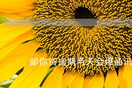 邮你贷逾期两天会爆通讯录吗 邮你贷逾期两天会爆通讯录吗