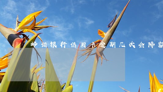 邮储银行信用卡逾期几次会降额