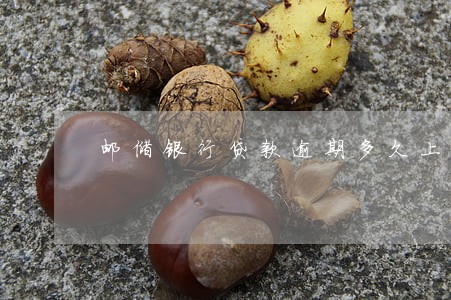 邮储银行贷款逾期多久上征信 邮储银行贷款逾期多久上征信