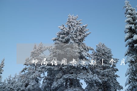 邮局信用卡逾期丨个月