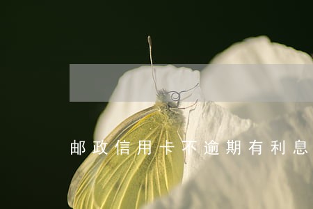 邮政信用卡不逾期有利息没 邮政信用卡不逾期有利息没