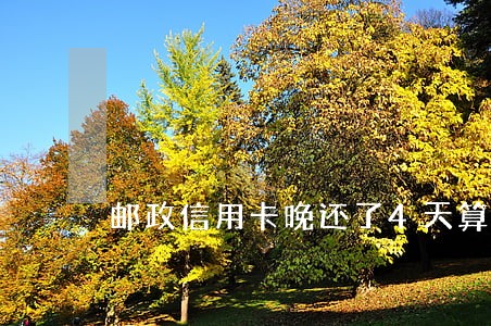 邮政信用卡晚还了4天算逾期吗 邮政信用卡晚还了4天算逾期吗