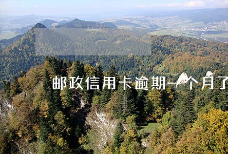邮政信用卡逾期一个月了