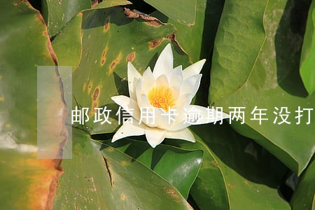 邮政信用卡逾期两年没打电话 邮政信用卡逾期两年没打电话