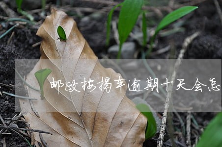 邮政按揭车逾期十天会怎么算 邮政按揭车逾期十天会怎么算