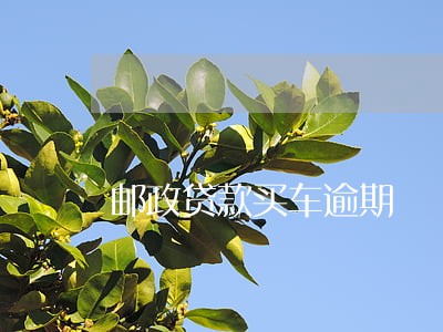 邮政贷款买车逾期 邮政贷款买车逾期