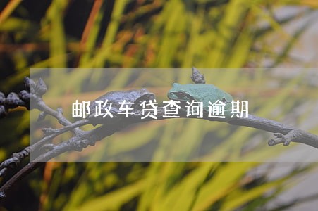 邮政车贷查询逾期 邮政车贷查询逾期
