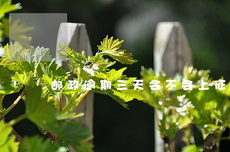 邮政逾期三天会不会上征信 邮政逾期三天会不会上征信