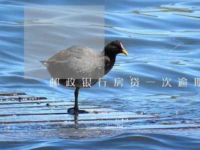 邮政银行房贷一次逾期 邮政银行房贷一次逾期