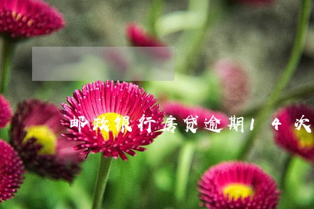 邮政银行房贷逾期14次 邮政银行房贷逾期14次