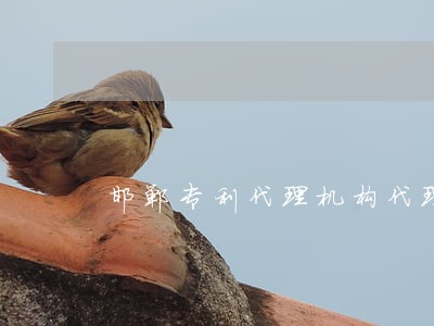 邯郸专利代理机构代理费多少 邯郸专利代理机构代理费多少