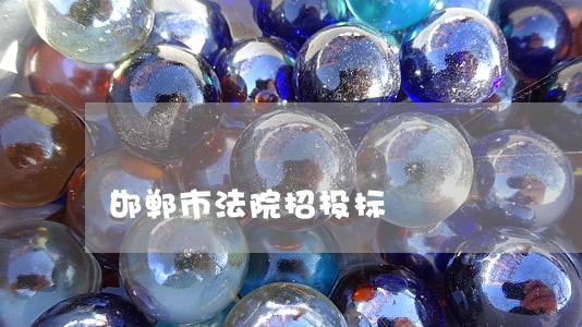 邯郸市法院招投标 邯郸市法院招投标