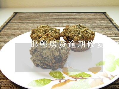 邯郸房贷逾期修复费用 邯郸房贷逾期修复费用