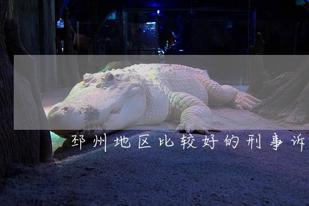 邳州地区比较好的刑事诉讼律师 邳州地区比较好的刑事诉讼律师