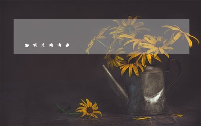 邹城法院待遇 邹城法院待遇