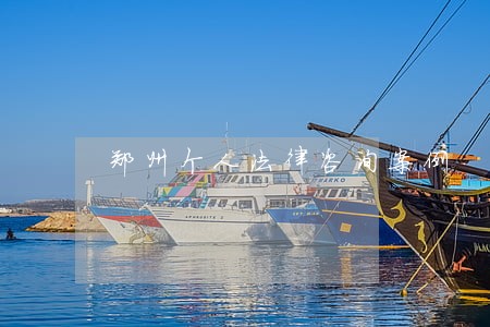 郑州个人法律咨询案例