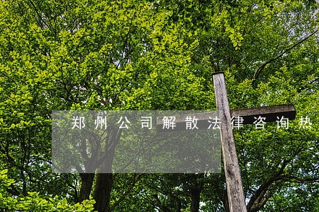 郑州公司解散法律咨询热线 郑州公司解散法律咨询热线