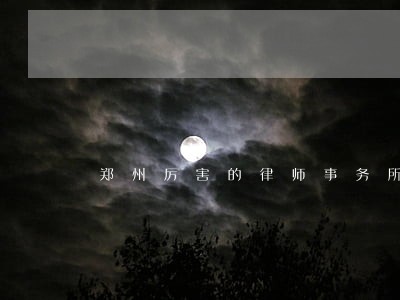 郑州厉害的律师事务所 郑州厉害的律师事务所