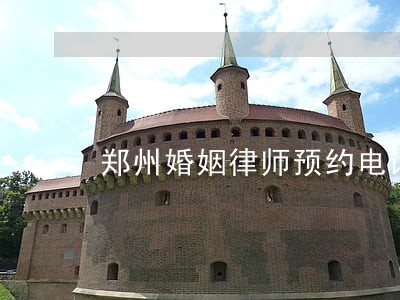 郑州婚姻律师预约电话