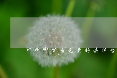 郴州哪里有免费的法律咨询 郴州哪里有免费的法律咨询
