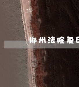 郴州法院复印费收费标准