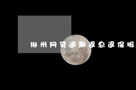 郴州网贷逾期退息退保服务费用 郴州网贷逾期退息退保服务费用