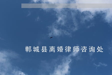 郸城县离婚律师咨询处 郸城县离婚律师咨询处