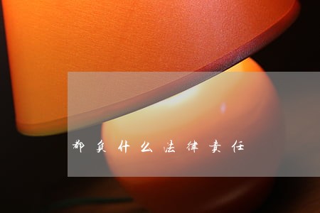 都负什么法律责任