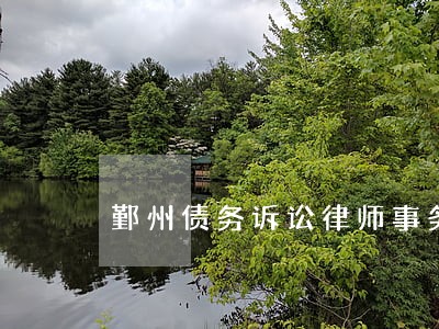 鄞州债务诉讼律师事务所 鄞州债务诉讼律师事务所