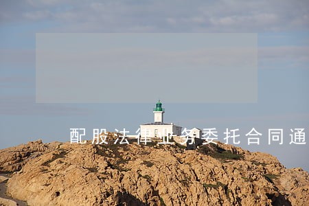 配股法律业务委托合同通用范本 配股法律业务委托合同通用范本