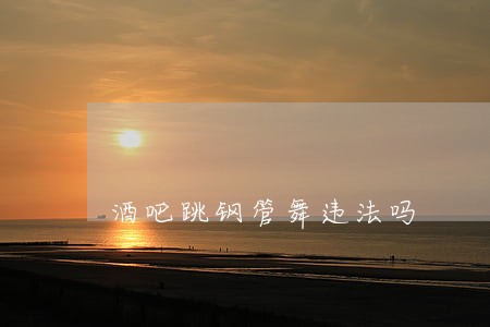 酒吧跳钢管舞违法吗