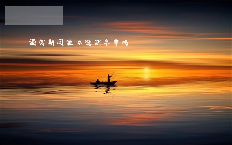 酒驾期间能办逾期年审吗 酒驾期间能办逾期年审吗