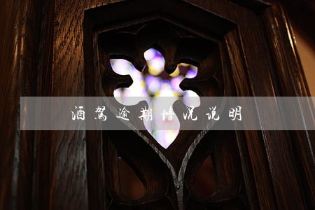 酒驾逾期情况说明