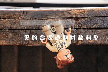 采购合同逾期付款利息