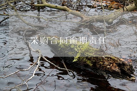 采购合同逾期责任
