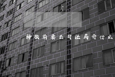 释放前要去司法局开什么证明 释放前要去司法局开什么证明