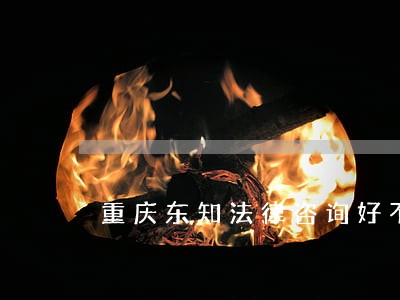 重庆东知法律咨询好不 重庆东知法律咨询好不