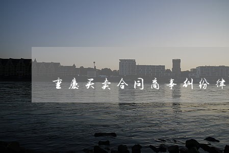 重庆买卖合同商事纠纷律师网 重庆买卖合同商事纠纷律师网