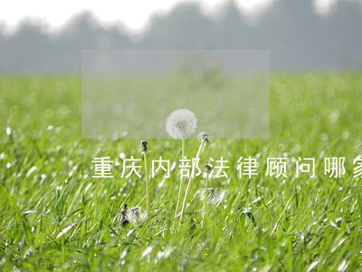 重庆内部法律顾问哪家好 重庆内部法律顾问哪家好
