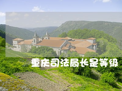重庆司法局长是等级 重庆司法局长是等级