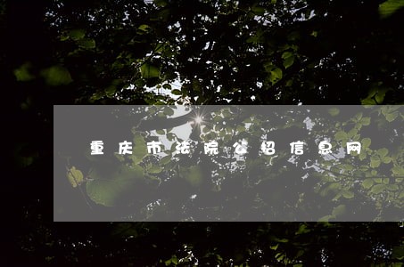 重庆市法院公招信息网 重庆市法院公招信息网