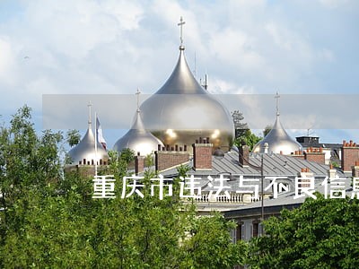 重庆市违法与不良信息