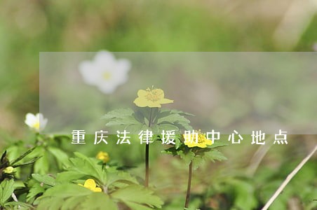 重庆法律援助中心地点 重庆法律援助中心地点