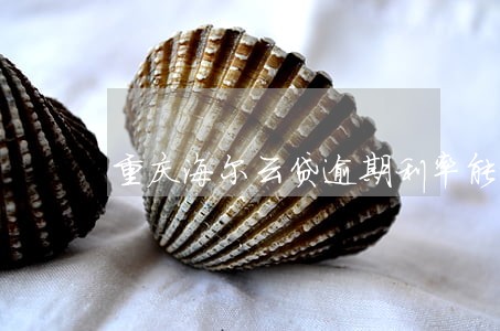 重庆海尔云贷逾期利率能谈吗 重庆海尔云贷逾期利率能谈吗