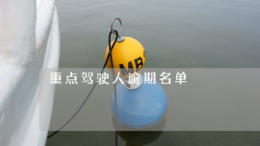 重点驾驶人逾期名单 重点驾驶人逾期名单