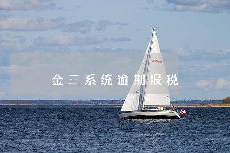 金三系统逾期报税 金三系统逾期报税
