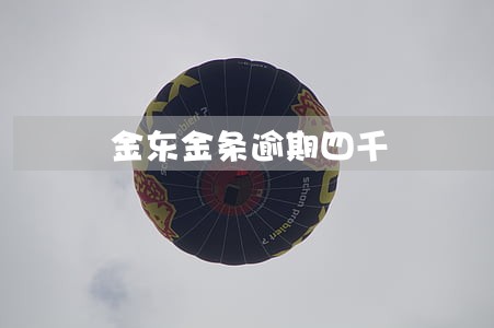 金东金条逾期四千 金东金条逾期四千