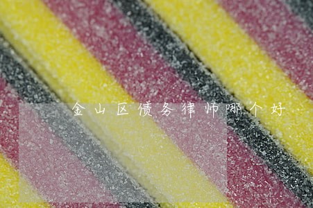 金山区债务律师哪个好 金山区债务律师哪个好